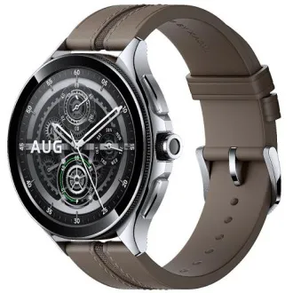Xiaomi Watch 2 Pro 4G LTE/46mm/srebrna/legantni trak/rjava - Rabljeno