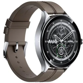 Xiaomi Watch 2 Pro 4G LTE/46mm/srebrna/legantni trak/rjava - Rabljeno
