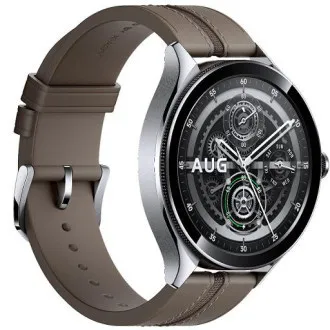 Xiaomi Watch 2 Pro 4G LTE/46mm/srebrna/legantni trak/rjava Xiaomi Watch 2 Pro 4G LTE/46mm/srebrna/legantni trak/rjava
