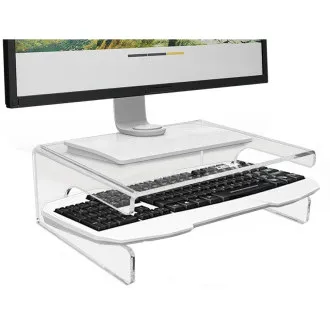 Stojalo za monitor DESQ z izrezom za tipkovnico Stojalo za monitor DESQ z izrezom za tipkovnico