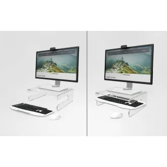 Stojalo za monitor DESQ z izrezom za tipkovnico Stojalo za monitor DESQ z izrezom za tipkovnico
