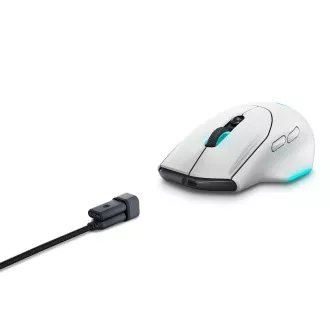 Dell Alienware 620M/Obročni/optični/desnoročni/26.000 DPI/brezžični brezžični/beli