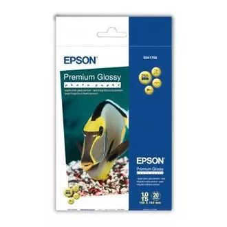 EPSON papir Premium Glossy Photo 10x15, 255 g (20 listov)