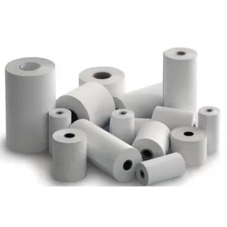 Širina termalnega papirja 57 mm, dolžina zvitka 9 m, 12 mm votli (premer zvitka do 30 mm) Širina termalnega papirja 57 mm, dolžina zvitka 9 m, 12 mm votli (premer zvitka do 30 mm)