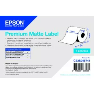 Premium Matte Label Cont.R, 102 mm x 60 m