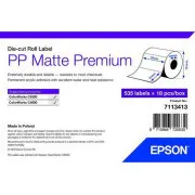 PP mat etiketa Premium, 76 mm x 51 mm, 535 etiket