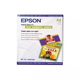 EPSON A4, samolepilni črnilni tiskalniški papirji fotografske kakovosti (10 kosov)