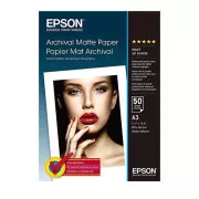 EPSON A3, arhivski mat papir (50 listov)