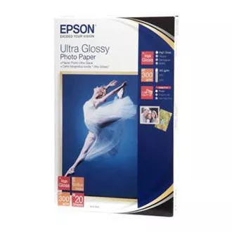 EPSON Ultra sijajni fotografski papir 10x15, 300 g (20 listov)