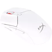 HP HyperX Pulsefire Haste 2 Mini/Obročje/Optično/desna roka/26.000 DPI/Brezžični brezžični/beli