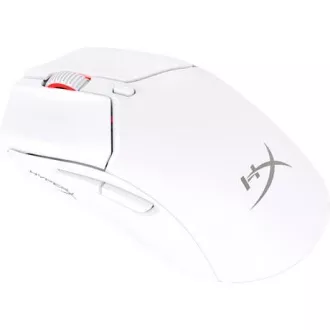 HP HyperX Pulsefire Haste 2 Mini/Obročje/Optično/desna roka/26.000 DPI/Brezžični brezžični/beli