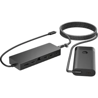 HP Univ. Kombinirani polnilec za prenosni računalnik in vozlišče USB-C-EURO