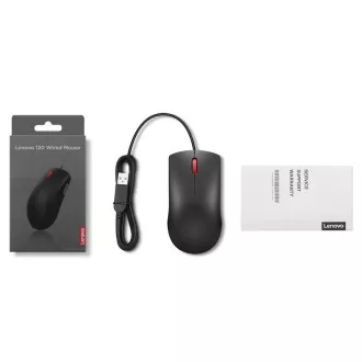 Lenovo 120/Office/Optical/1 600 DPI/Wireless USB/Black