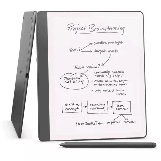 E-knjiga Amazon Kindle Scribe 2024 (64 GB), Premium Pen, volfram, BREZ RAZLOGOV