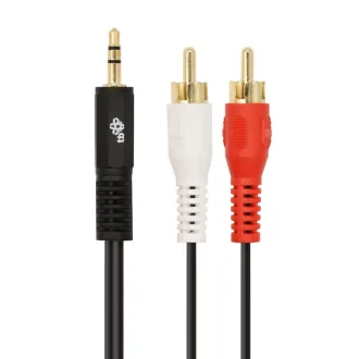 TB Kabel za dotik 3,5 mm Mini Jack -2x RCA M/M 1,5 m TB Kabel za dotik 3,5 mm Mini Jack -2x RCA M/M 1,5 m