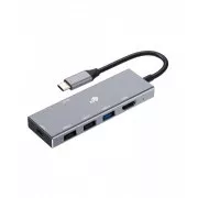Adapter TB USB-C 7v1 USB 3.0, 2xUSB 2.0, HDMI, PD, SD/TF