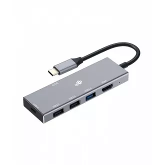 Adapter TB USB-C 7v1 USB 3.0, 2xUSB 2.0, HDMI, PD, SD/TF