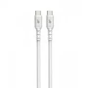 TB kabel USB-C bele barve 60W 1m