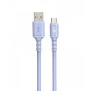 TB kabel USB-A - USB-C vijolični 1m