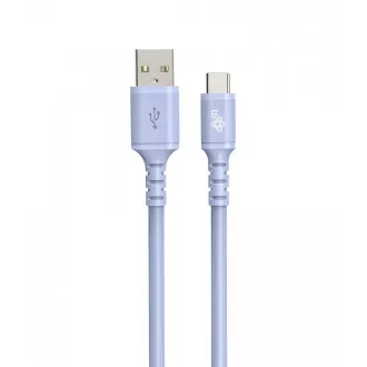 TB kabel USB-A - USB-C vijolični 1m