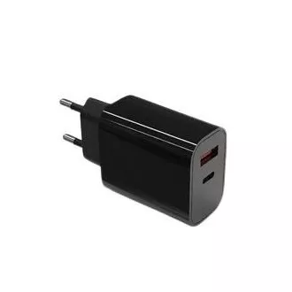Črni polnilec TB Touch USB-C   USB-A