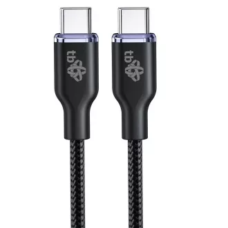 TB USB C - USB C 60W Glamour kabel 1,5 m črn