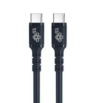 TB USB C - USB C 60W Jelly kabel 1m črn