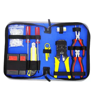 W-star Set orodij za presejanje WSNF1304 Klešče za stiskanje, kabelski tester, 11 kosov v vrečki W-star Set orodij za presejanje WSNF1304 Klešče za stiskanje, kabelski tester, 11 kosov v vrečki