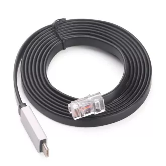 W-Star Redukcija USBC/RJ45, 1,5 m, konzolni kabel RS232, UC-RJ45RS232
