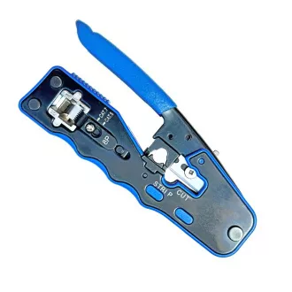 W-Star klešče za stiskanje RJ45 EZ WS7318R profesionalne klešče Cat7, Cat6, Cat5, STP W-Star klešče za stiskanje RJ45 EZ WS7318R profesionalne klešče Cat7, Cat6, Cat5, STP