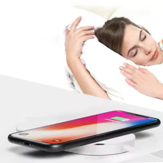Brezžični polnilec 2v1, za telefon in uro Apple Watch, bel, 5 V, 10 W, Qi Brezžični polnilec 2v1, za telefon in uro Apple Watch, bel, 5 V, 10 W, Qi