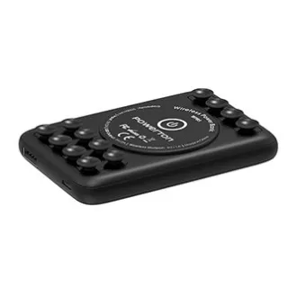 Powerton, power banka z brezžičnim polnjenjem, Li-Pol, 5V, polnjenje telefona/tablice, WBP5, 5000 mAh, priseski za pritrditev na Powerton, power banka z brezžičnim polnjenjem, Li-Pol, 5V, polnjenje telefona/tablice, WBP5, 5000 mAh, priseski za pritrditev na