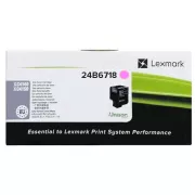 Lexmark 24B6718 - toner, magenta (purpuren)