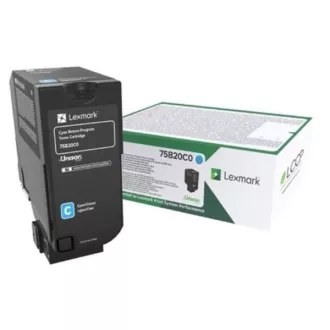 Lexmark 75B20C0 - toner, cyan (azuren)