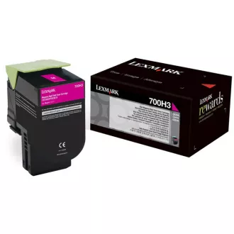 Lexmark 70C0H30 - toner, magenta (purpuren)