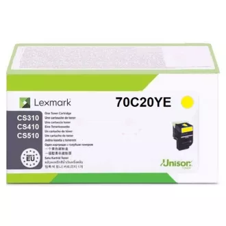 Lexmark 70C20YE - toner, yellow (rumen)