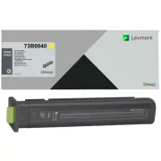 Lexmark 73B0040 - toner, yellow (rumen)