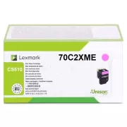 Lexmark 70C2XME - toner, magenta (purpuren)