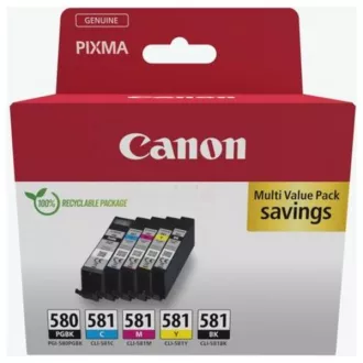 Canon PGI-580 (2078C006) - kartuša, black + color (črna + barvna) Canon PGI-580 (2078C006) - kartuša, black + color (črna + barvna)