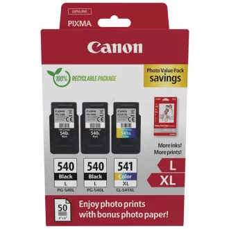 Canon PG-540-Lx2/CL541XL (5224B015) - kartuša, black + color (črna + barvna) Canon PG-540-Lx2/CL541XL (5224B015) - kartuša, black + color (črna + barvna)