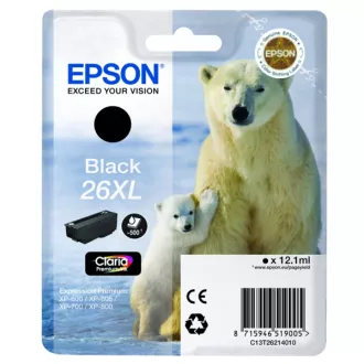 Epson T2621 (C13T26214022) - kartuša, black (črna) Epson T2621 (C13T26214022) - kartuša, black (črna)