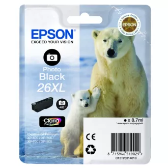 Epson T2631 (C13T26314022) - kartuša, photoblack (fotočrna)