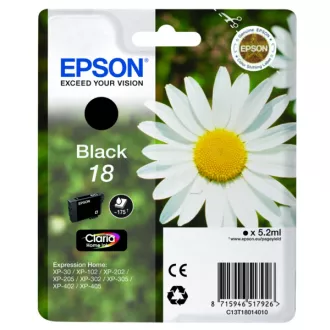 Epson T1801 (C13T18014022) - kartuša, black (črna)