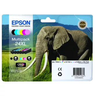 Epson T2438 (C13T24384011) - kartuša, black + color (črna + barvna) Epson T2438 (C13T24384011) - kartuša, black + color (črna + barvna)