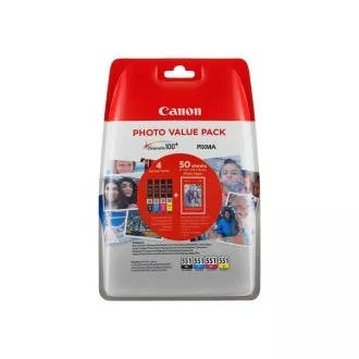 Canon CLI-551 (6508B006) - kartuša, black + color (črna + barvna)