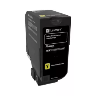 Lexmark 74C2HY0 - toner, yellow (rumen) Lexmark 74C2HY0 - toner, yellow (rumen)