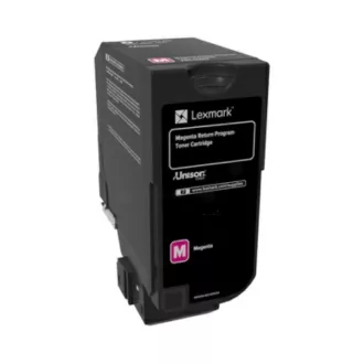 Lexmark 74C2SME - toner, magenta (purpuren)