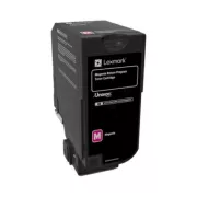 Lexmark 74C20ME - toner, magenta (purpuren)