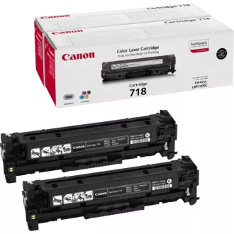 Canon 718 (2662B005) - toner, black (črn) 2 kosa