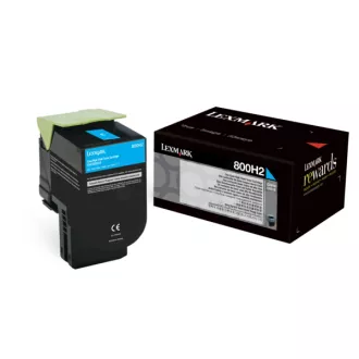 Lexmark 80C0H20 - toner, cyan (azuren)